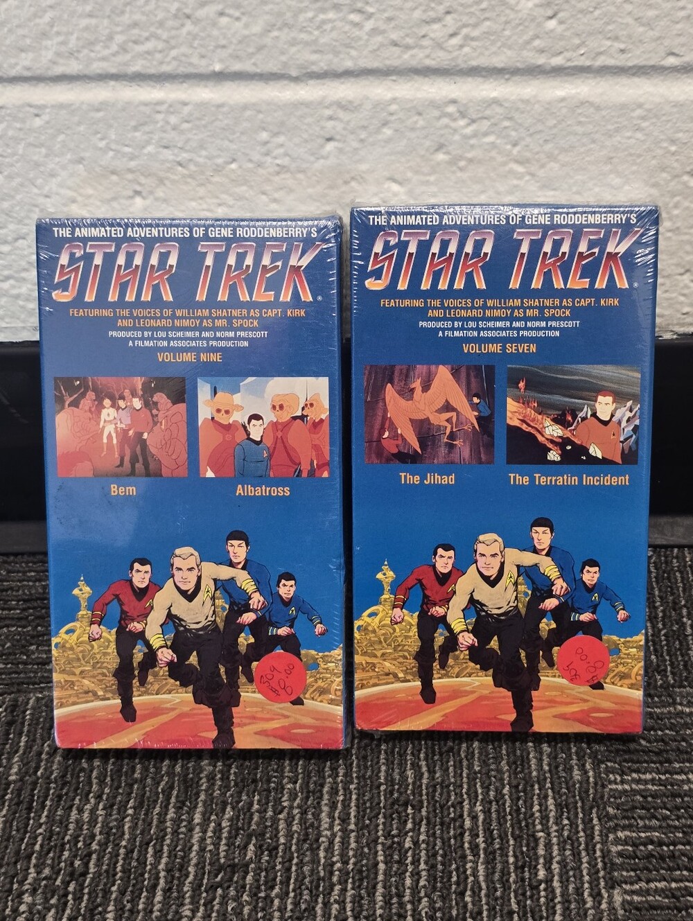 Star Trek: The Animated Adventures Volume Seven  And Nine - Blue Cover